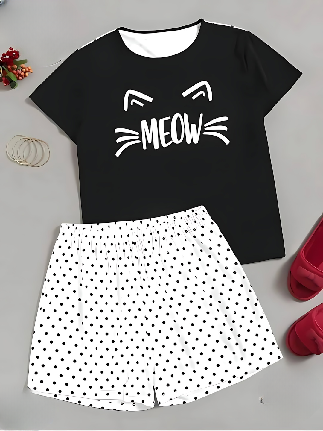 Black & White Baby T-Shirt And Pant Set