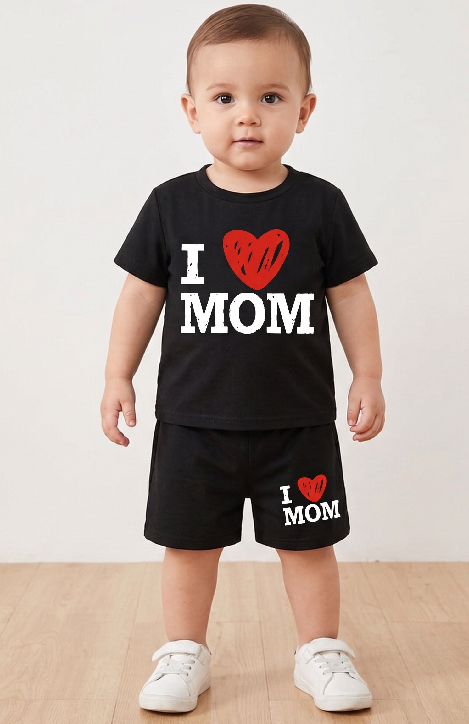 Black Baby T-Shirt And Pant Set