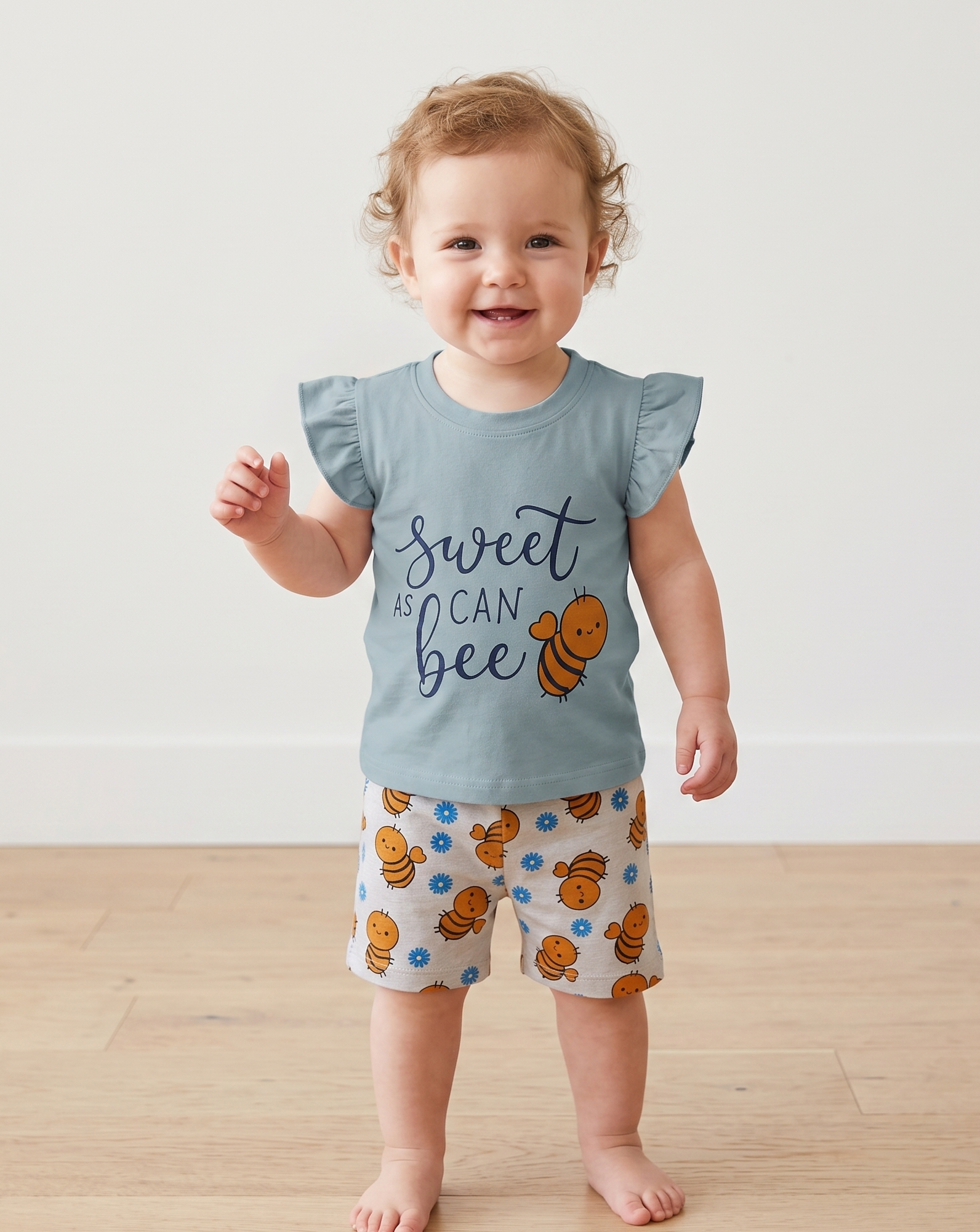 Blue Smoke Baby T-Shirt And Pant Set