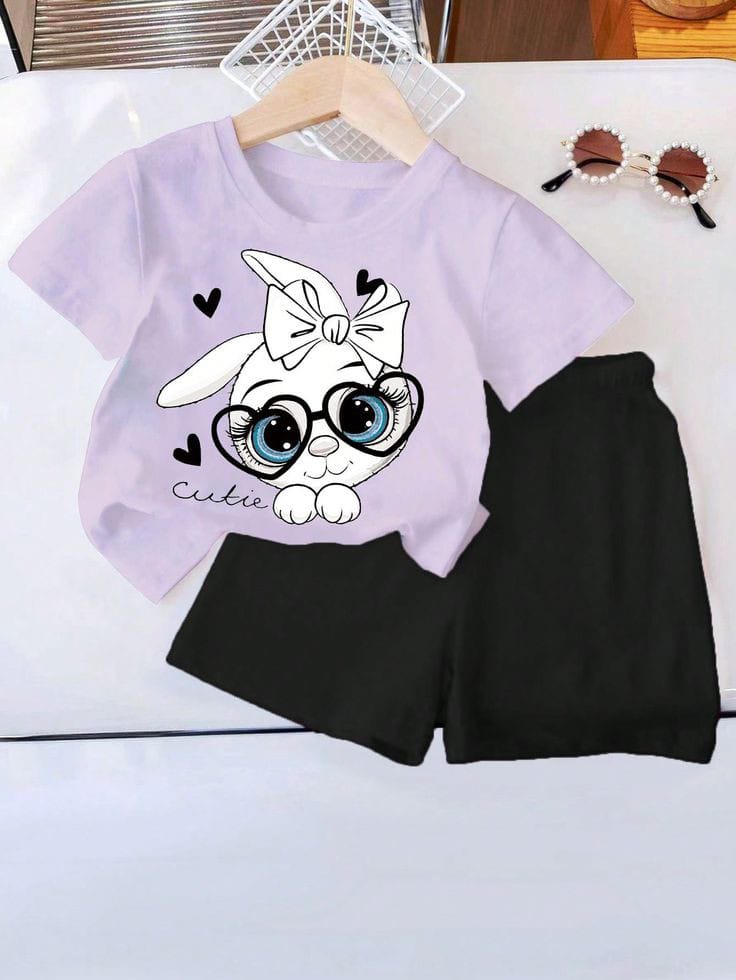 Black & White Baby T-Shirt And Pant Set