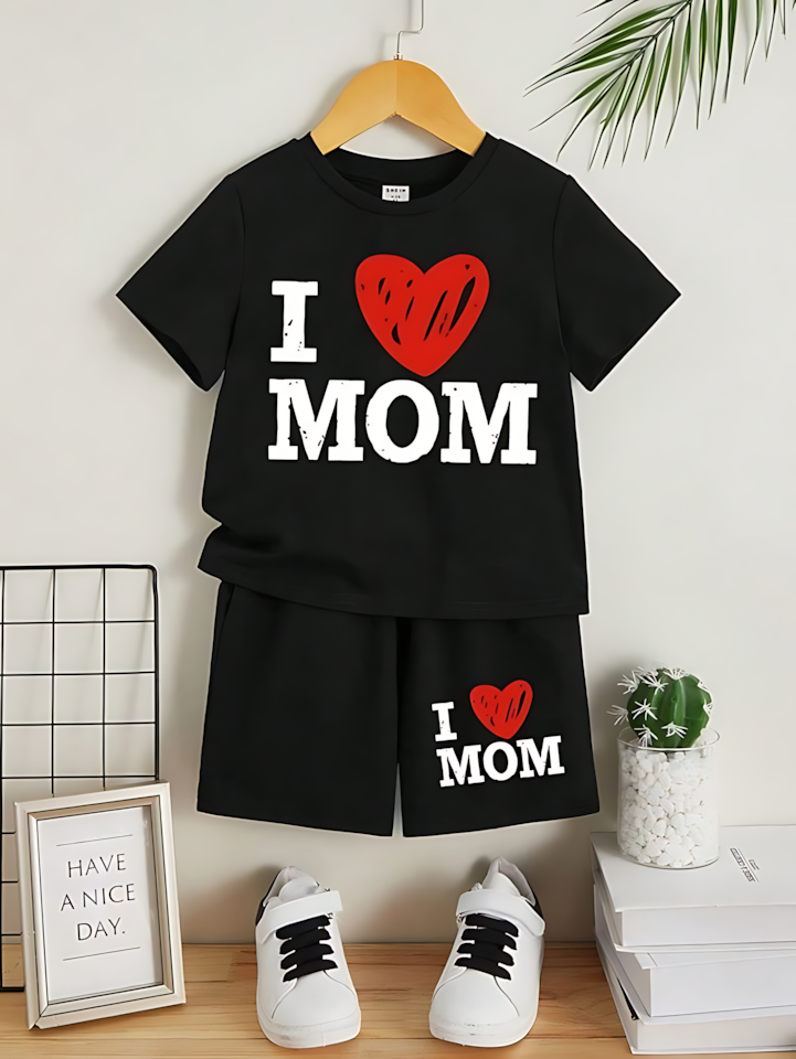 Black Baby T-Shirt And Pant Set